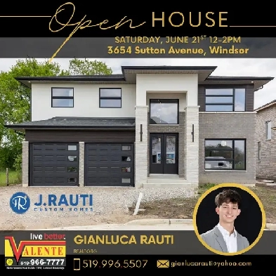 OPEN HOUSE Sat Jun 21 12-2 at 3654 Sutton Avenue, Windsor ON Image# 1