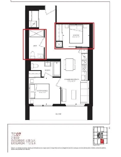 Modern Condo Room for Rent near VMC Subway Station – Female Only Image# 4