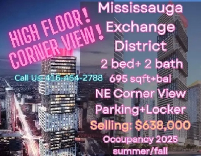 Missi Exchange District High-Rise 2b2b ONLY $638k with parking Image# 1