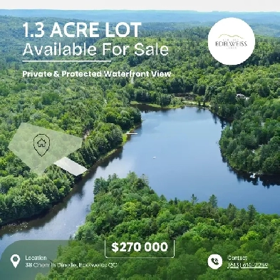 Lakeside 1.3 Acre Forested Lot For Sale with Deeded Water Access Image# 2