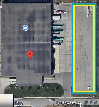 Truck and Trailer parking available - Paved Yard Image# 1