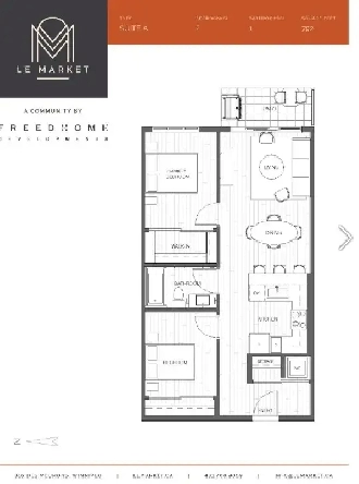 2 bedroom/1 bathroom For Rent - Minutes from Downtown Image# 3