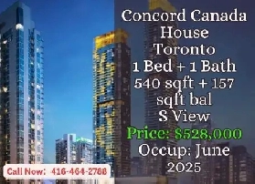 ️ Canada House | 1 Bed | Huge Balcony | South View | $528,000 Image# 1