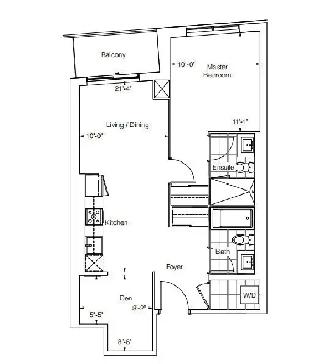 Canopy Tower 1bed den 2bath in Square One Mississauga Image# 1