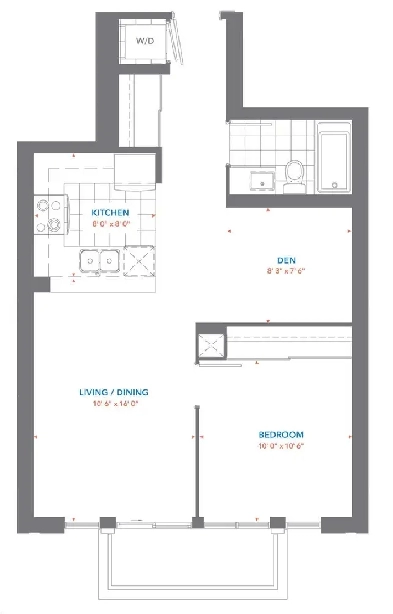 1 bed plus den- assignment sale- with parking & locker. Image# 1