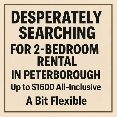Desperately Seeking 2-Bedroom in Peterborough Image# 1
