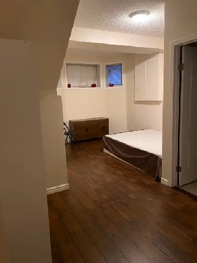A bedroom, washroom kitchen to rent Aug, In a basement Tamarack Image# 4