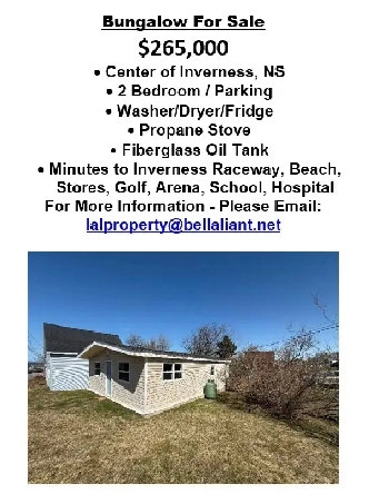 Now available - Detached Bungalow - Inverness NS Image# 16
