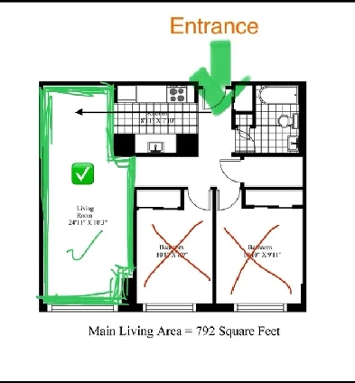 Room for Rent in Quinpool road…with 2 Bangladeshi male.   Image# 2