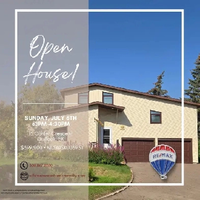 Open House! 13 Carter Crescent, Outlook, SK Image# 1