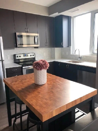 Luxury fully furnished 1 bedroom condo for rent in Markham Image# 1