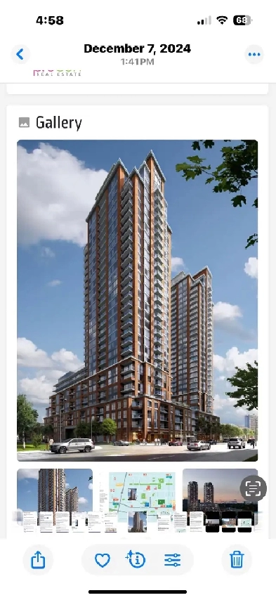 Condo Warden & Sheppard 1 bed  Den, Pinnacle East Image# 2