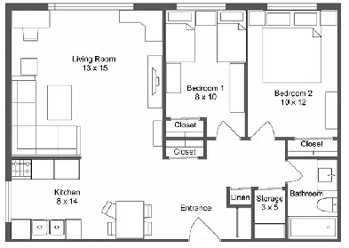 Pet Friendly 2 bedroom suite for rent Image# 2