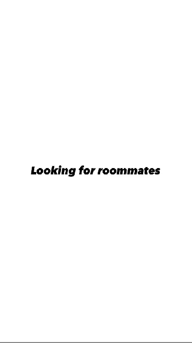 Roommates wanted Image# 1
