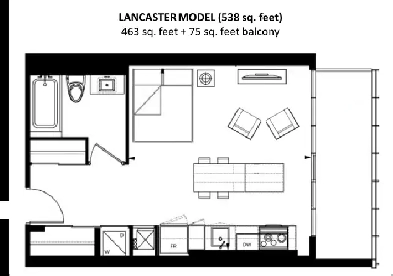 NEW BACHELOR. FURNISHED. !LUXURY! YONGE/BLOOR. $2200 Image# 5