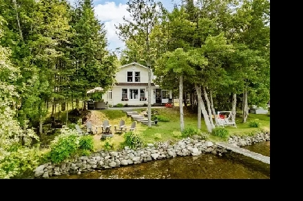 Lac Elgin, Estrie. Superbe chalet de 2 chambres, terrain 20740pc Image# 2