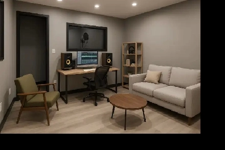 Sound Studio w/ Pro vocal booth for Rent   3 Months Free Image# 1