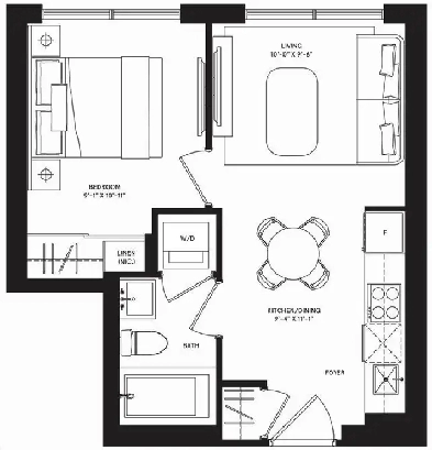 Exchange District 2 Mississauga | 1 Bed | $389,990 | May 2025 Image# 1