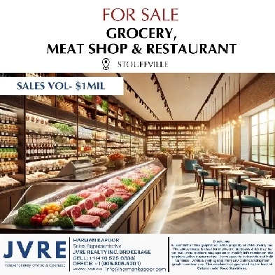 GROCERY STORE   MEAT SHOP   RESTAURANT Image# 1