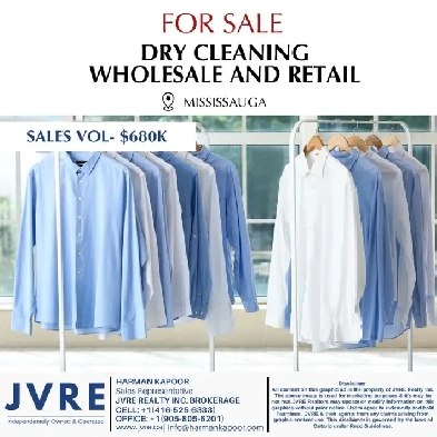 Dry Cleaning Business – For Sale | Mississauga Image# 1