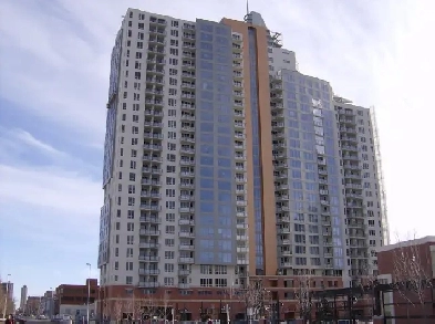 One bedroom condo Furnished at Calgary Downtown Vantage Pointe Image# 5