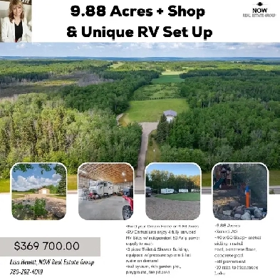 9.88 Acres   Shop & Unique RV Set Up Image# 10