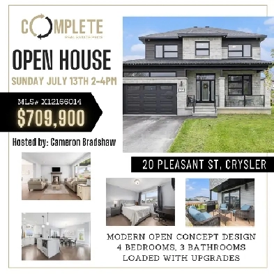 OPEN HOUSE SUNDAY JULY 13TH 2-4PM! Modern 4 Bed, 3 Bath, Crysler Image# 10