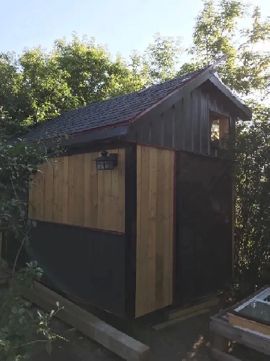 8x12 insulated cabin with loft Image# 1