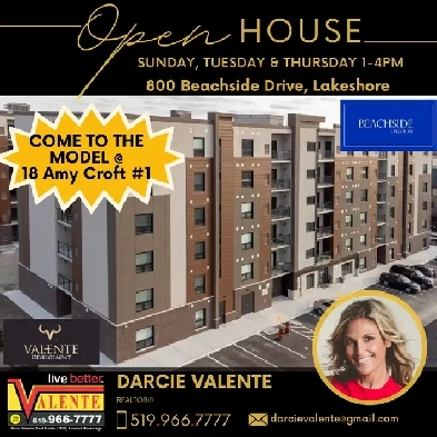 OPEN HOUSE SUNDAY JULY 14th 1-4pm 800 Beachside Dr, Lakeshore ON Image# 1