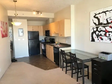 Furnished one bedroom condo at Calgary Downtown Vantage Pointe Image# 8
