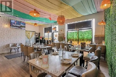 Modern Mississauga Restaurant – LLBO, Full Kitchen, Low Rent Image# 1