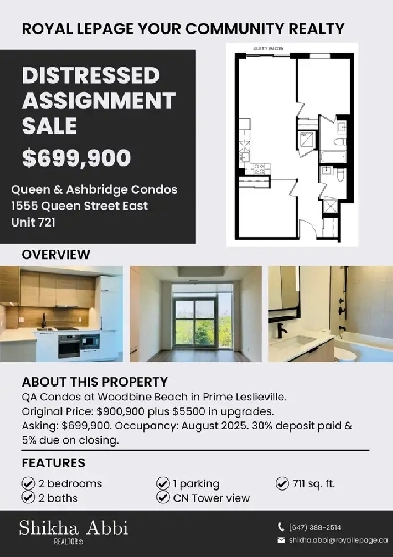 NEW LOWER PRICE!! QA CONDOS DISTRESSED ASSIGNMENT SALE!! Image# 1
