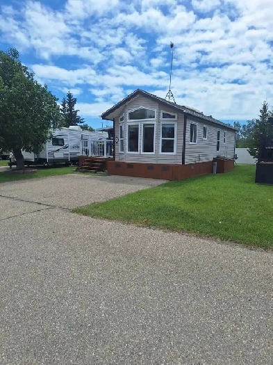 Beautiful 4 season 14x45 park model for sale in 4 season resort Image# 1