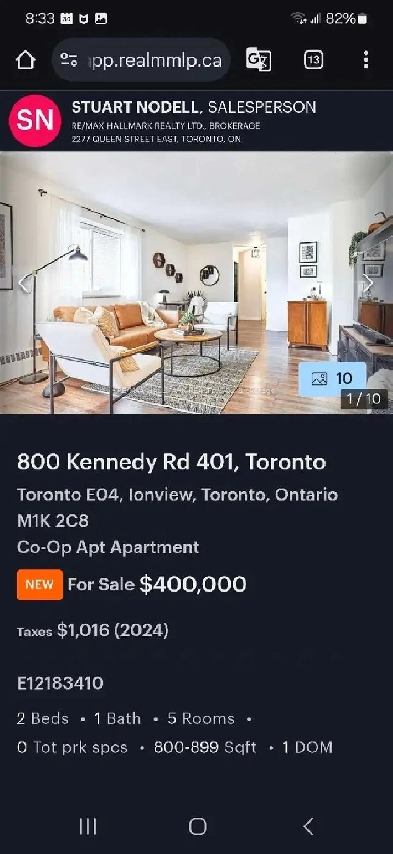 BEAUTIFUL LARGE 2 BEDROOM CONDO STEPS FROM SUBWAY & LRT Image# 1