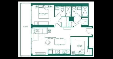 Charles at Church | 2 Bed 2 Bath | 747   126 sqft| only $618k Image# 1