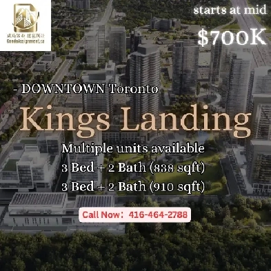 3 Bed 2 Bath Condo at Kings Landing | North York | From $749K Image# 3