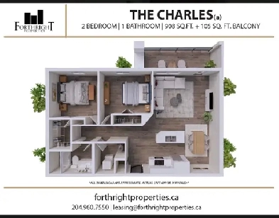 2 Beds 1 Bath - Apartment Image# 3