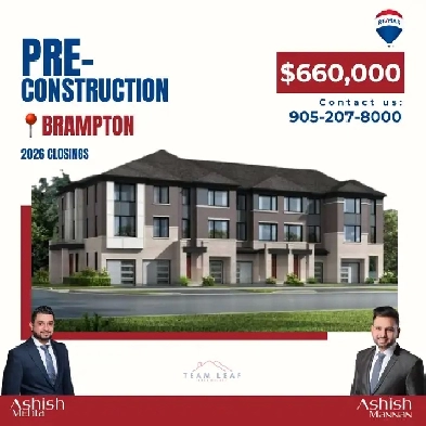 Why Buy a condo - when you can own home in Brampton for $660,000 Image# 1