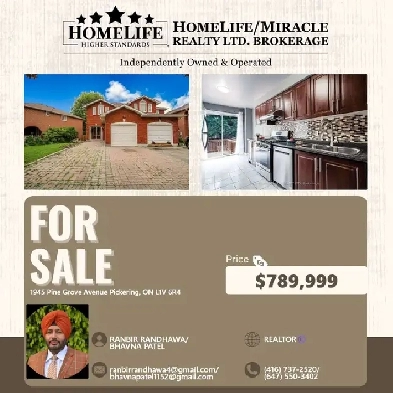 House for sale in Pickering Image# 1