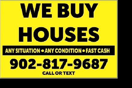 We buy houses for cash, any situation, AS-IS condition!