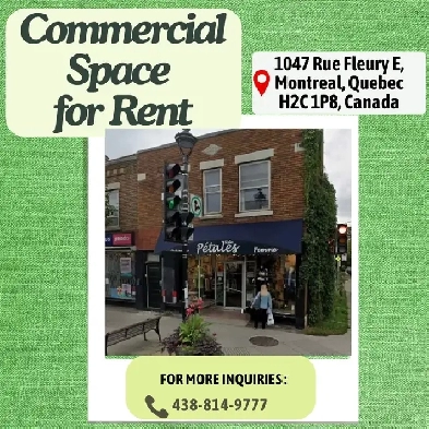 Prime Commercial Space for Rent – Promenade Fleury Image# 1
