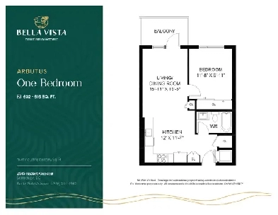 1 Bedroom Apartment for Rent - 2515 Hackett Crescent Image# 1