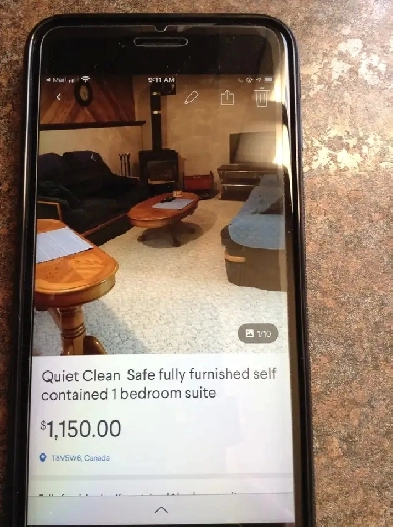 1 bedroom suite for rent Image# 8
