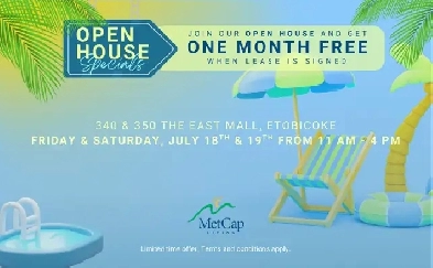Studio Apartment for Rent - 340 The East Mall Image# 2