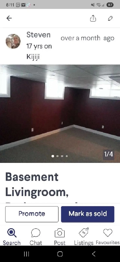 Basement Rooms for rent - Share house Image# 1