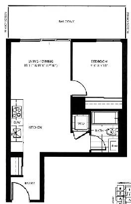 One BDR Condo Rental Available 9/6 Image# 1