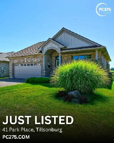 41 Park Place, Tillsonburg - Just Listed with PC275 Realty Image# 1
