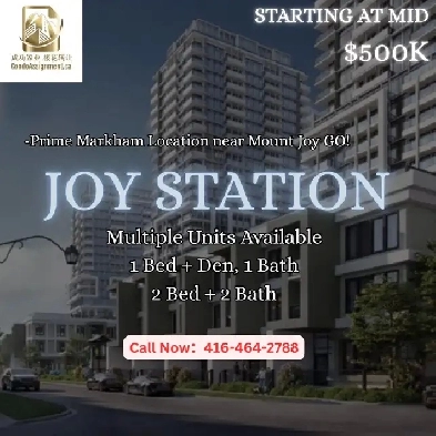 Joy Station Markham | Price starting at mid 500k! Image# 4