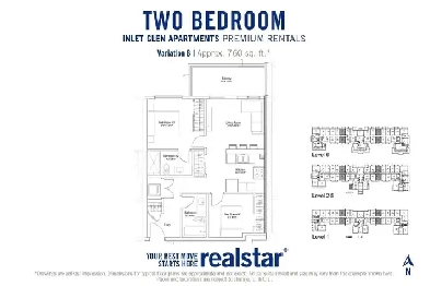 Inlet Glen New Luxury Apartment 1BR 1BA in 2BR 2BA Image# 3