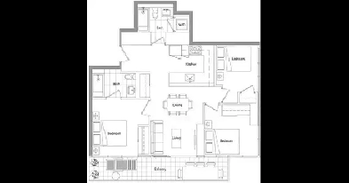 Concord Canada House | 3 Bed 2 Bath | SE View | High Floor Image# 1